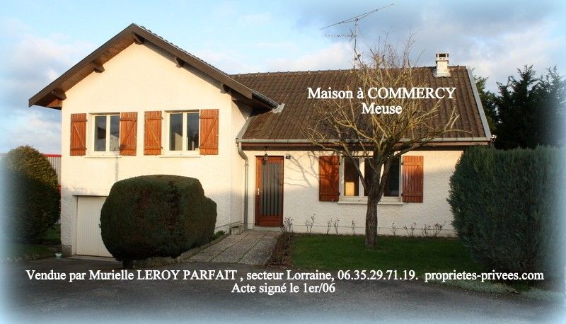 55200 COMMERCY/PLAIN-PIED/3CH/125000€