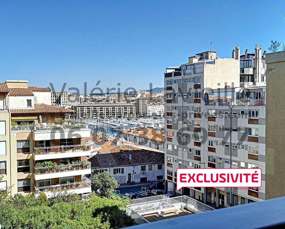 Marseille (13007) - ST VICTOR - Exclusivité - Appartement T4/5 terrasse et balcon, Vue Vieux Port