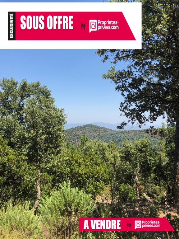SOUS OFFRE ACCEPTEE Propriété forestière de plus de 32 HA Roquebrune sur Argens