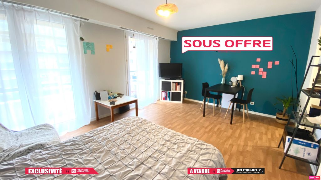 Appartement 27 m2, Angers-Mail, parking, balcon, cave. Prix: 134990 euros FAI