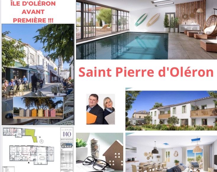 Dept 17 - Saint Pierre d'Oléron - Appartement de 3 pièce(s)  cabine de 86,48 m2 avec terrasse de 13,52m2 et jardin de 37,24m2