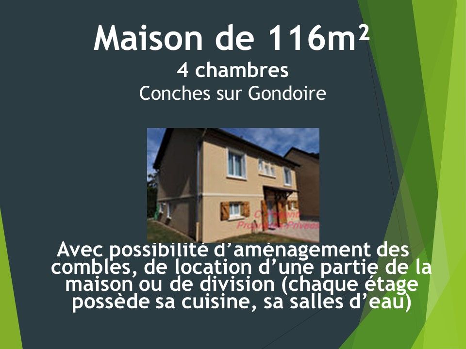CONCHES-SUR-GONDOIRE Maison Conches Sur Gondoire 6 pièce(s) 116 m2 1