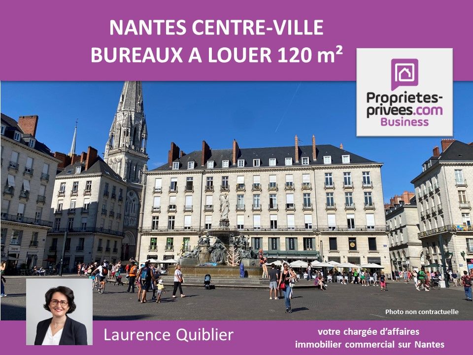 44000 NANTES - BUREAUX 120 m² A LOUER - HYPER CENTRE
