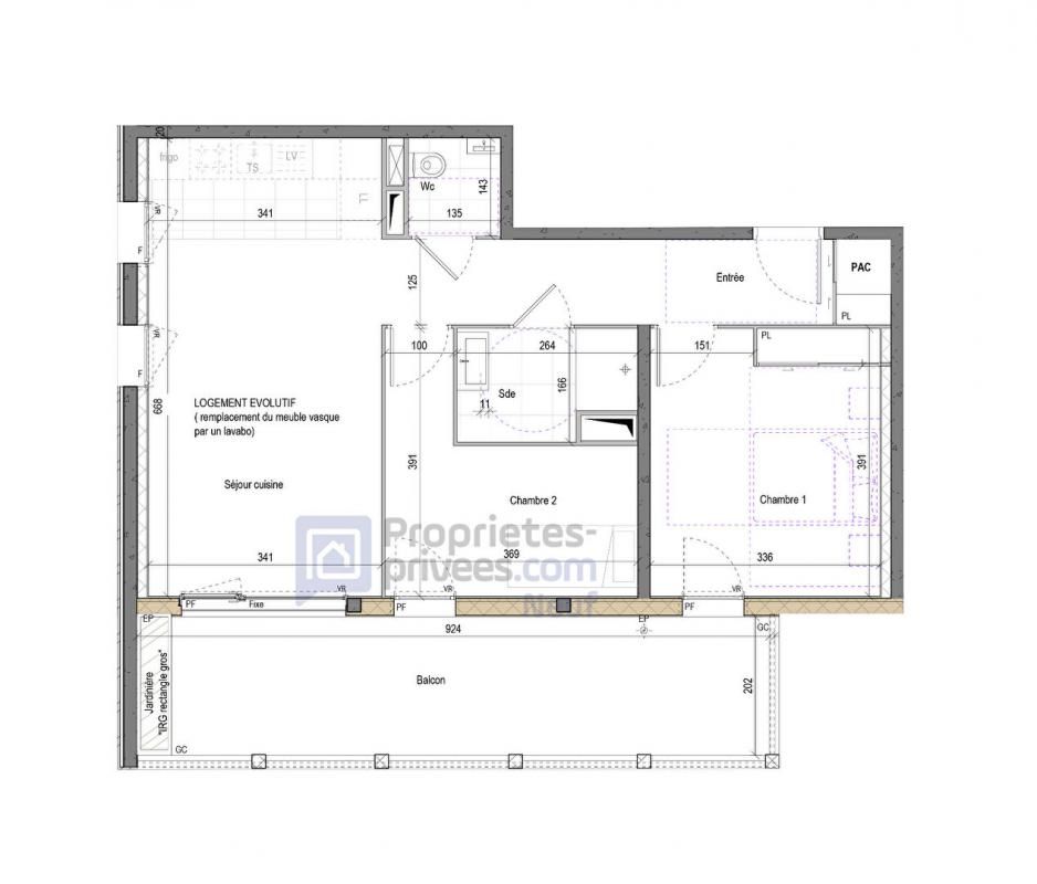 CONCARNEAU Concarneau  Appartement 3 pièces 60.96 m2 à vendre 2