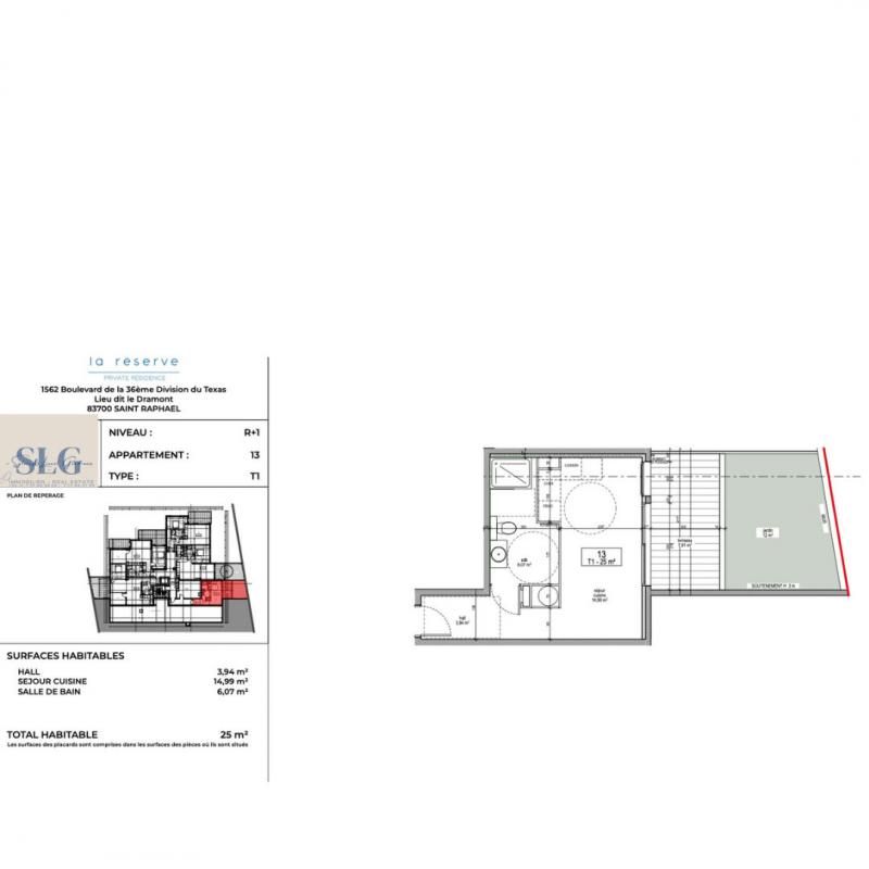 SAINT-RAPHAEL Dept 83 - Saint Raphael - Appartement  1 pièce(s) 25m2 avec terrasse et jardin privatif 2