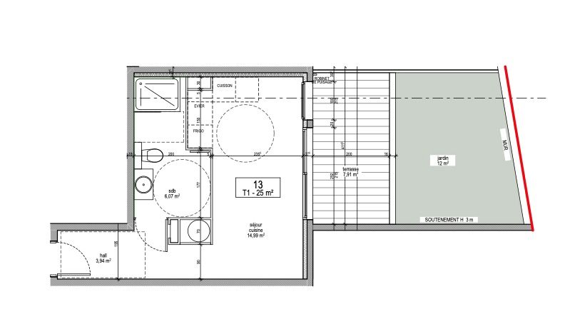 SAINT-RAPHAEL Dept 83 - Saint Raphael - Appartement  1 pièce(s) 25m2 avec terrasse et jardin privatif 3