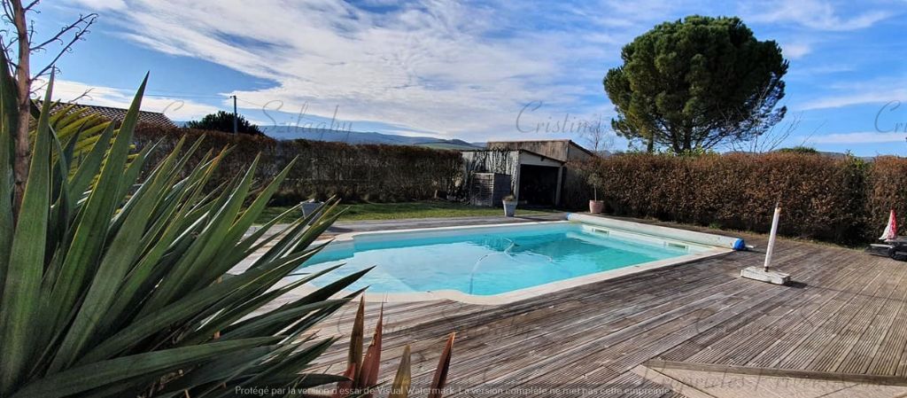 CASTELNAUDARY Villa plain pied avec piscine et vue 2