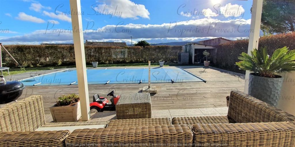CASTELNAUDARY Villa plain pied avec piscine et vue 4