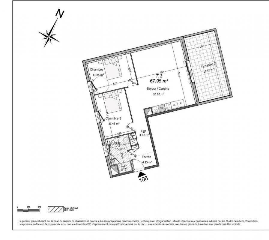 PERROS-GUIREC Vente appartement  T 3 , 67 m², terrasse, Perros Guirec (22700) 3