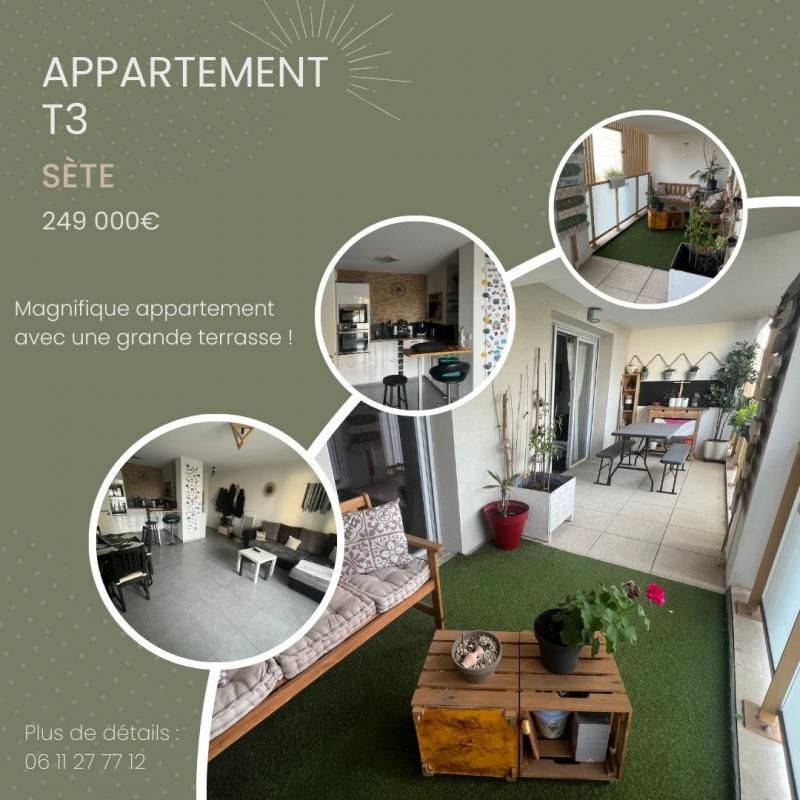 SETE Appartement Sete 3 pièce(s) 60 m2 1