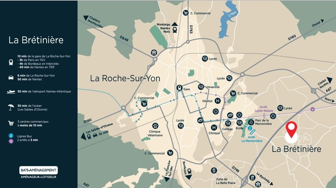 LA ROCHE-SUR-YON Terrain La Roche Sur Yon 807 m2 2