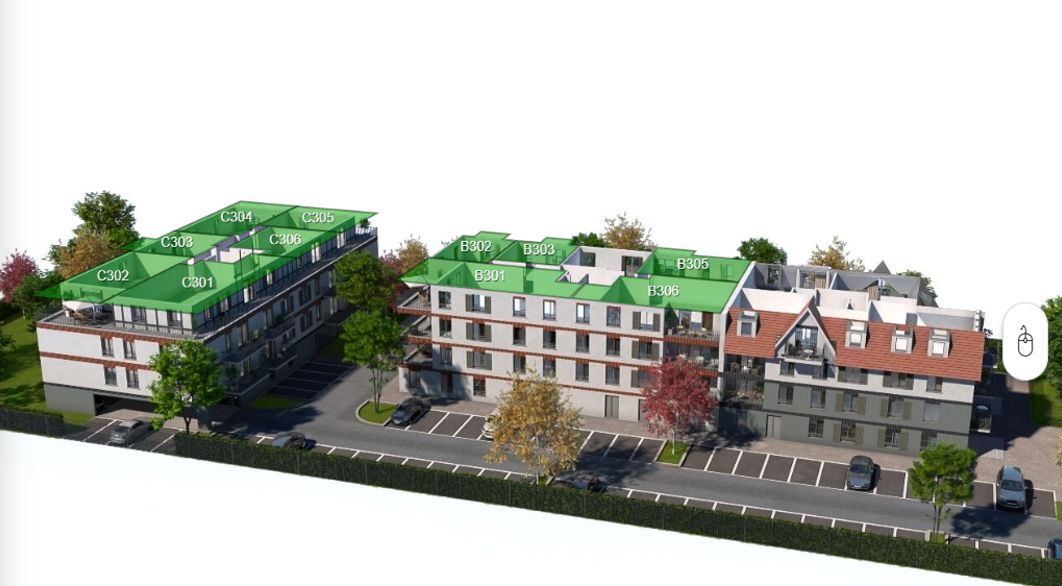 SAINTE-CATHERINE Appartement Sainte Catherine 4 pièce(s) 91.55 m2 avec terrasse 38m² et 2 parkings couverts inclus 2