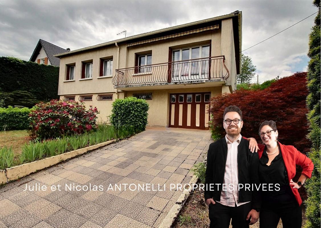SAINT ETIENNE Maison 98m² habitables sur sous-sol complet  4 chambres terrain 920m²