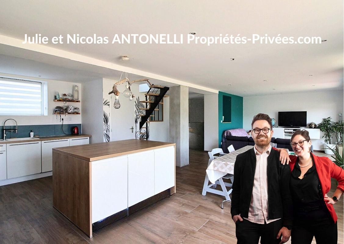 UNIEUX 42240 Maison 118m² habitables 4 chambres dépendance TERRAIN 559m²