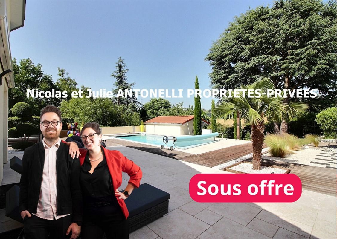 Unieux 42240 EXCLUSIVITE villa 170m² 5 chambres sur 1500m² de terrain avec piscine