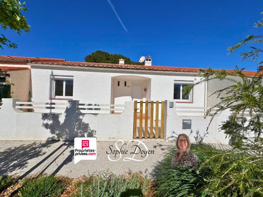 A LOUER - MAISON plain pied - 2 faces - 66 m² - Argeles sur mer - jardin et garage