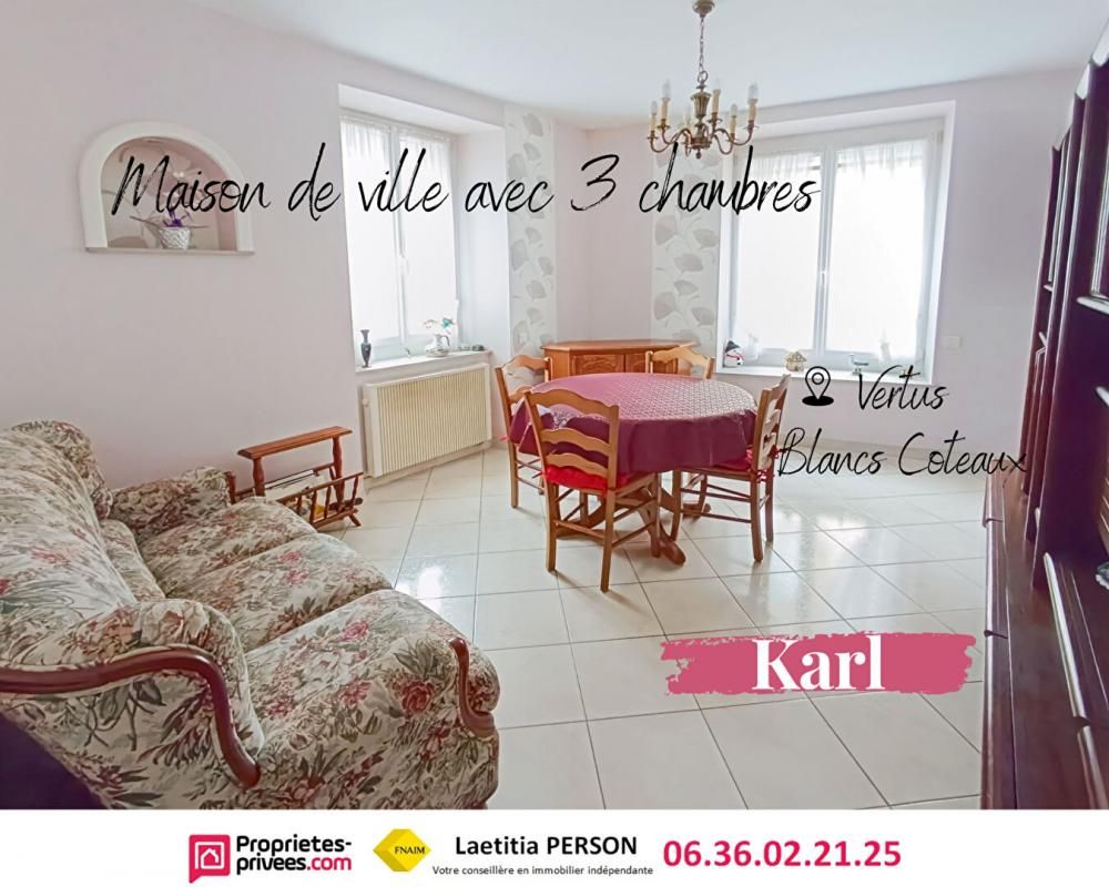 VERTUS "KARL" Maison 5 pièces de 105 m²  à Vertus Blancs Coteaux 1