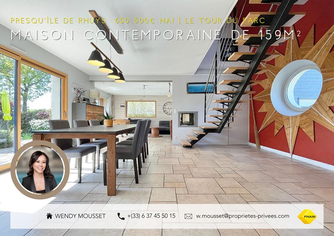 LE TOUR-DU-PARC Lumineuse Maison Contemporaine 7 pièces 159 m2 1