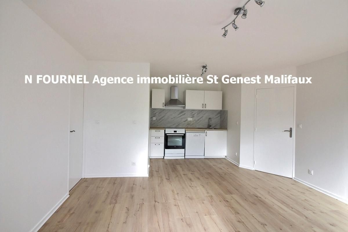 Saint-Genest-Malifaux 42660 centre village location Appartement en rdc 54,79m² 2 chambres