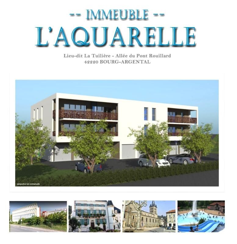 BOURG ARGENTAL 42220 Programme neuf de 9 logements du T2 au T4, 10 garages et 15 places de parkint