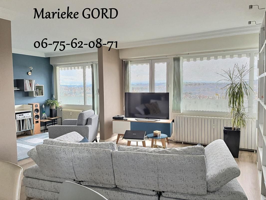 SAINT ETIENNE 42100 bel appartement de 97.80 m² 3 chambres grand balcon garage cave et place de parking