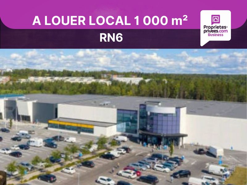 SAINT BONNET DE MURE - RN6 -Local commercial 1.180 m², Parking