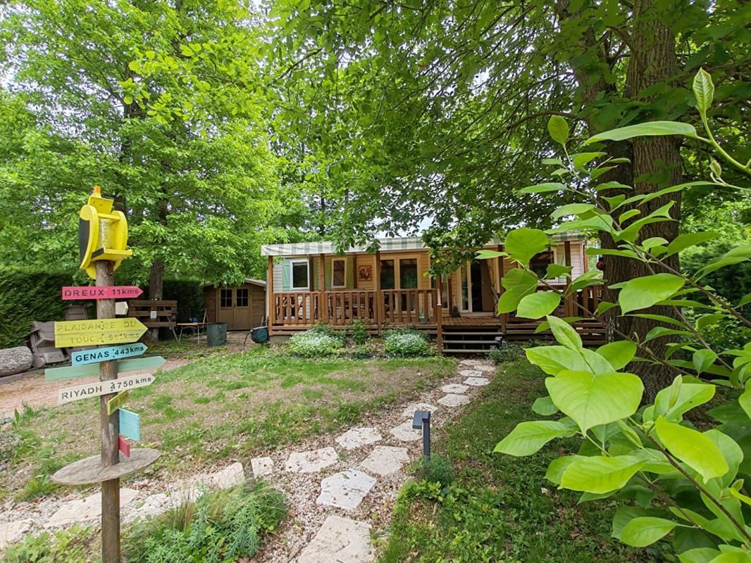 MARCILLY SUR EURE 27810 Mobil home avec son terrain - 3 chambres - Grande terrasse couverte - Terrain - 123500 HAI