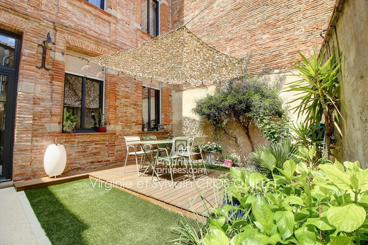 Centre historique VERFEIL 260 m2 - Double Extérieurs- garages