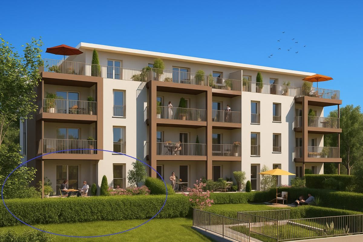 LA CIOTAT proximité centre, Appartement 3 pièces en RDJ à 388 000