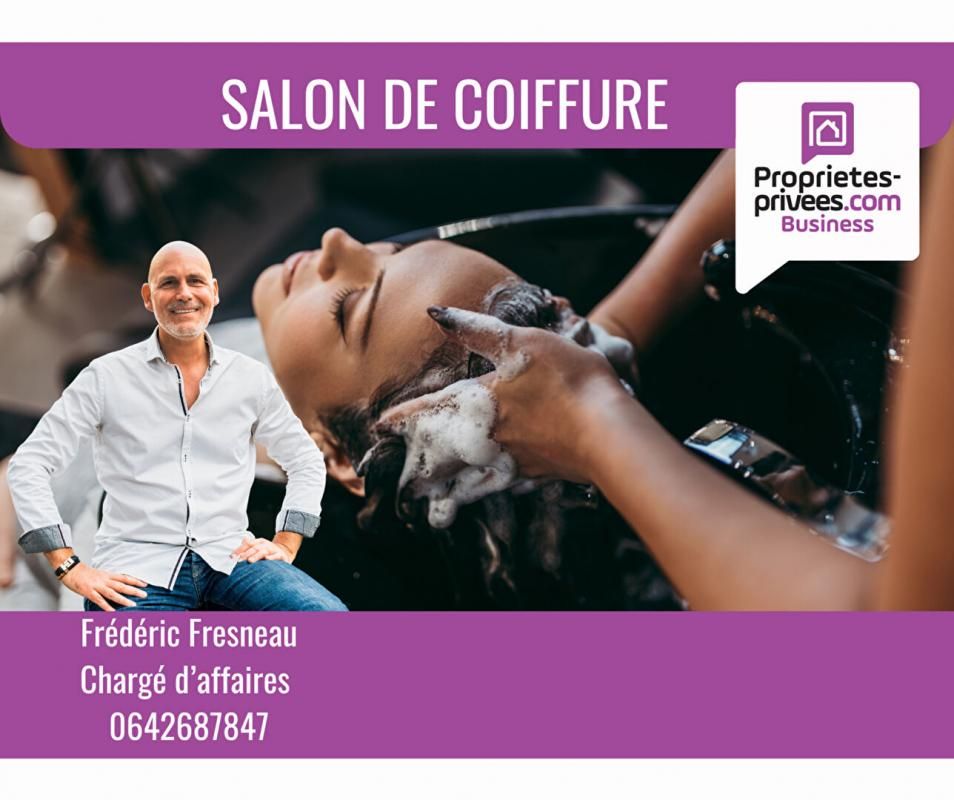 56400 AURAY - Fonds de commerce Salon de Coiffure 55 m², bel emplacement