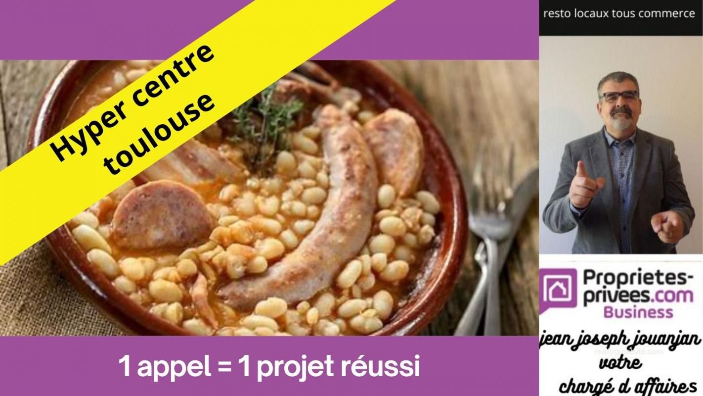 À VENDRE  Fonds de commerce Restaurant   Hyper-centre de Toulouse