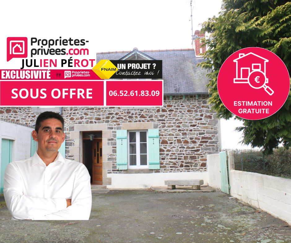 Exclusivité!! Côtes d'Armor 22590 Pordic. 2 chambres, garage indépendant, terrain