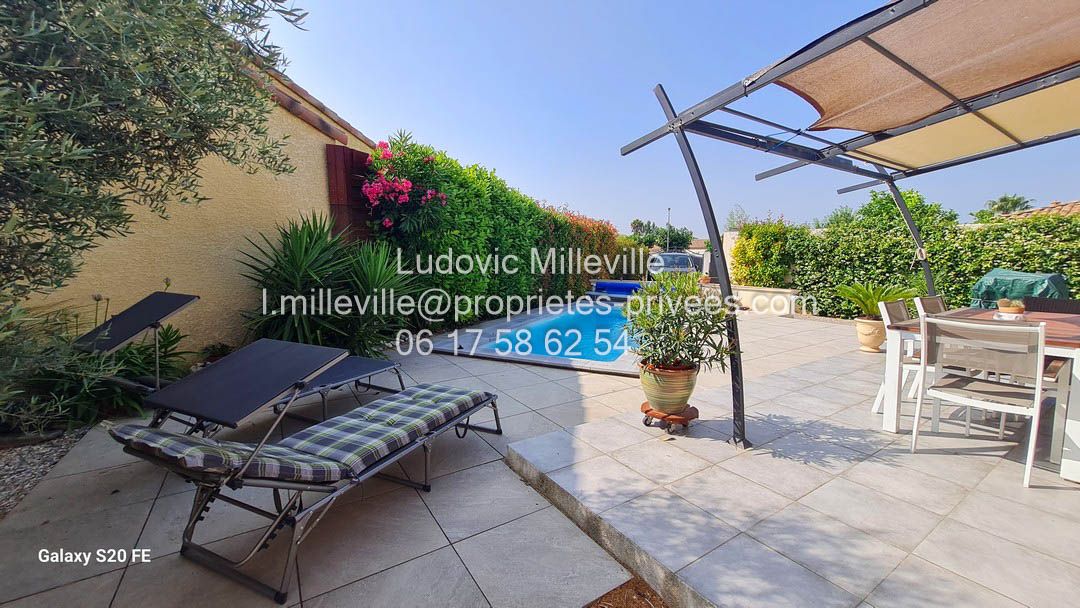 jolie villa de type 6 de 123m² avec piscine et vue dégagée sur 600m² de terrain