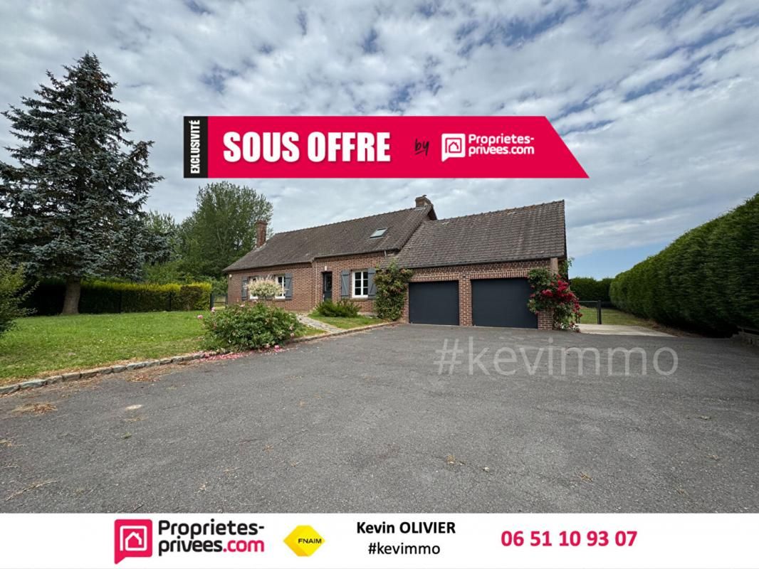 Maison de plain-pied avec grand terrain à Lattre-Saint-Quentin