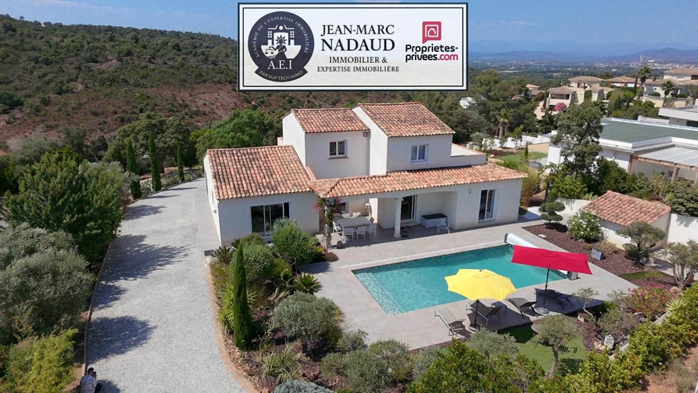 Villa Saint-Aygulf, 6 pièces 185 m2-terrain 1470m2 - piscine 45m2