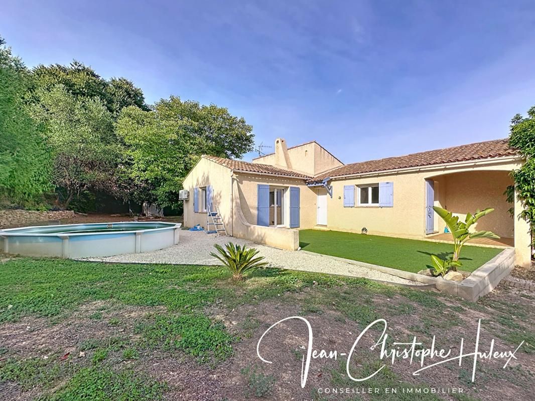 30210 CABRIERES -Villa 6 pièce(s) 115 m2 de plain pied sans vis a vis