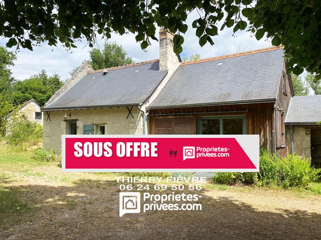 Bourgueil 37140 - Maison éco responsable, clés en main de 85 m2 sur un terrain paysager et arboré de 5100 M2 avec dépendances