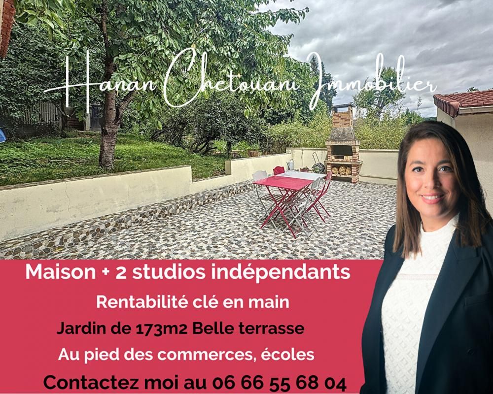 Maison et en plus 2 studios indépendants Rentabilité clé en main