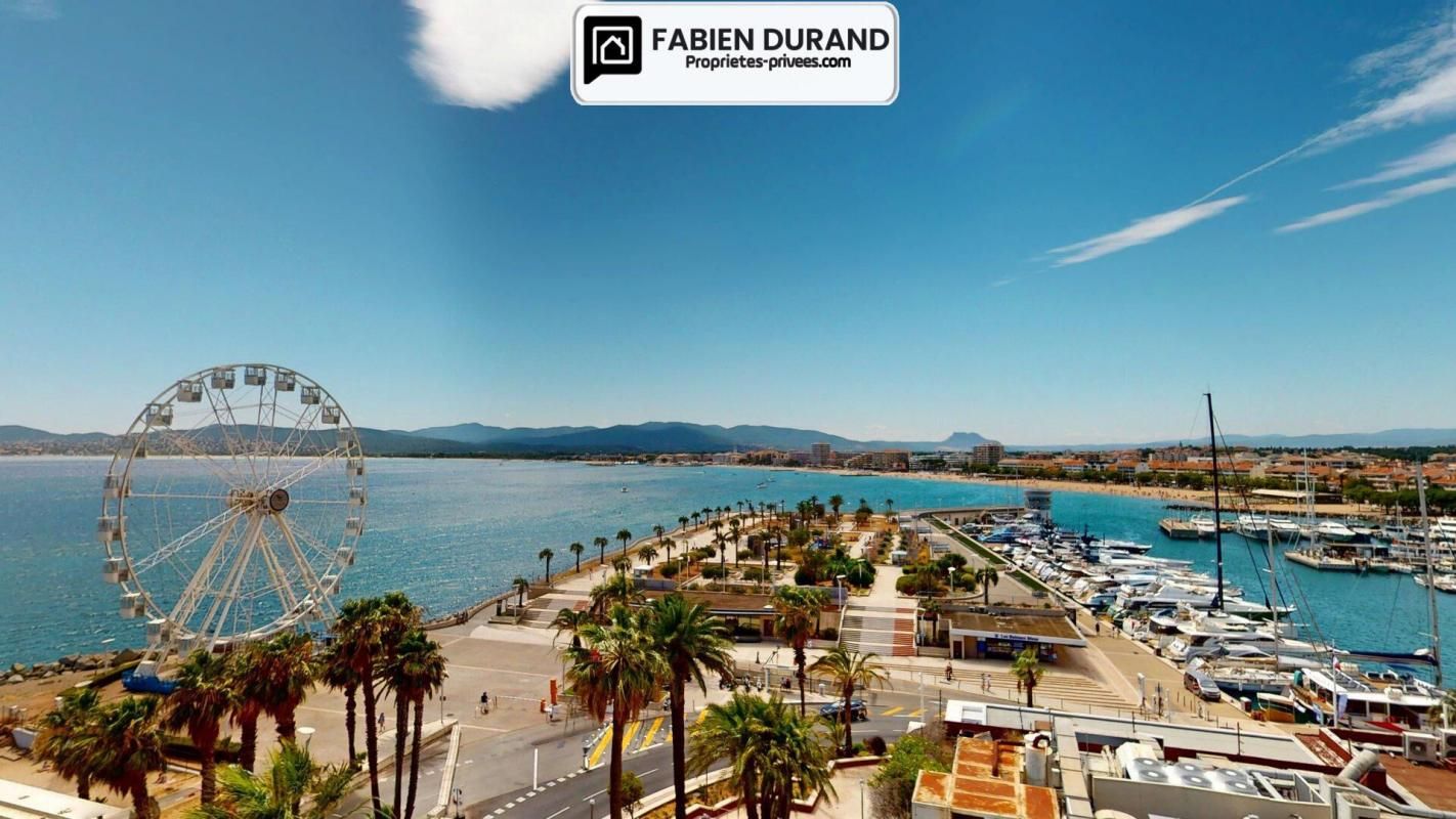 Appartement Saint Raphael 2 pièce(s) 43 m2 dernier étage front de mer 410526 euros