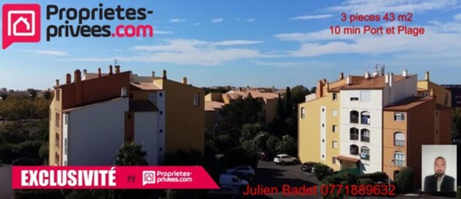 Appartement meublé Cap d'Agde 3 pièce(s) 40 m2