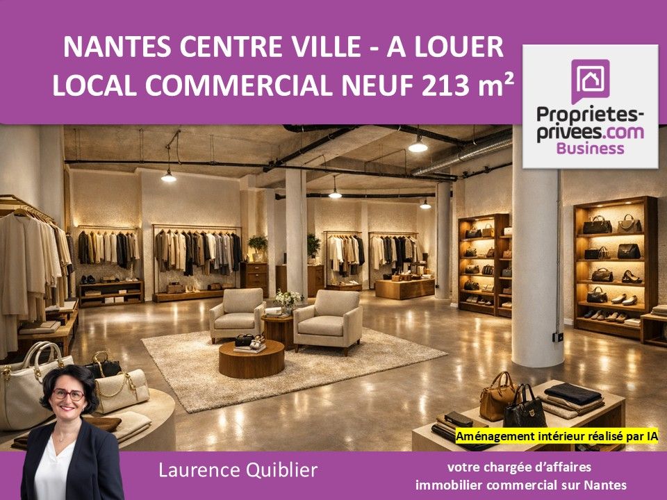 NANTES CENTRE VILLE - LOCAL COMMERCIAL 213.50 m²