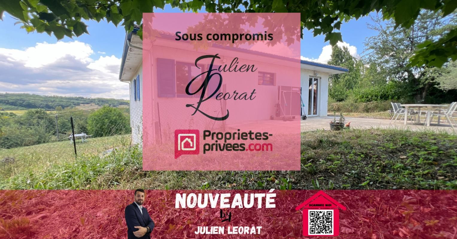 Maison de 125 m² avec vue imprenable calme absolu à Vernioz