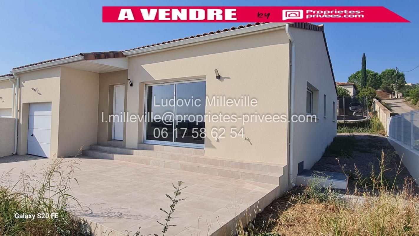 Villa neuve de type 4 de 100m² habitable avec garage sur 460m² de terrain