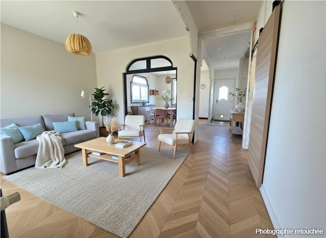 Maison 114 m2 avec sous sol, parc