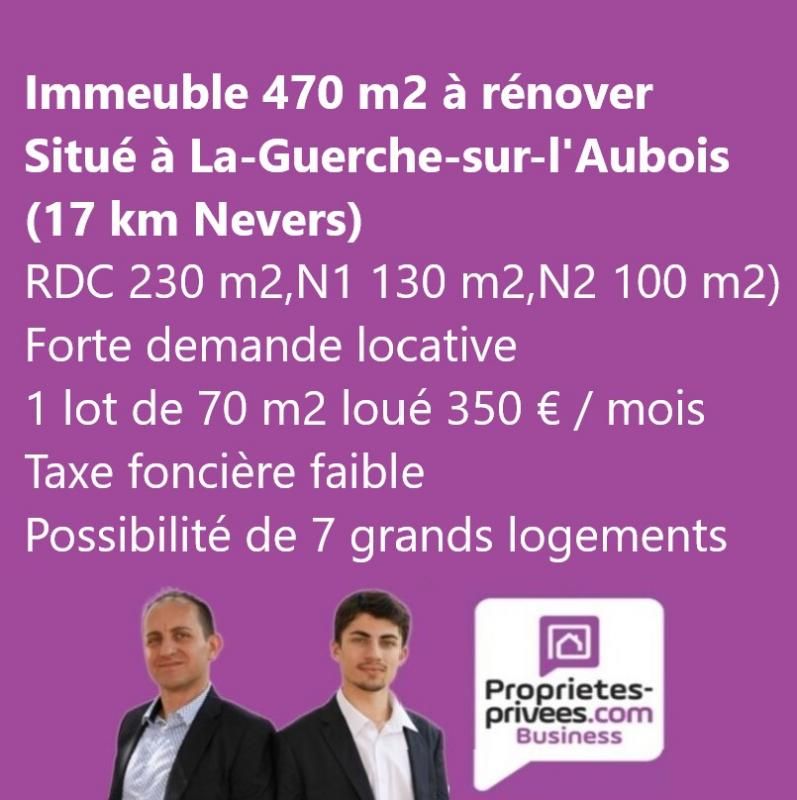 LA-GUERCHE-SUR-L'AUBOIS - IMMEUBLE 470 M2 A RENOVER