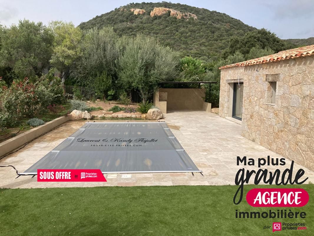 Maison type T3 en pierres sèches avec piscine - Ste Lucie de Porto Vecchio 2A - CORSE DU SUD - FRANCE