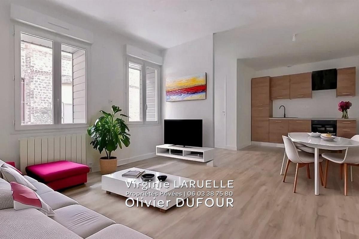 ROUEN Appartement 3 pièces au calme avec place de parking