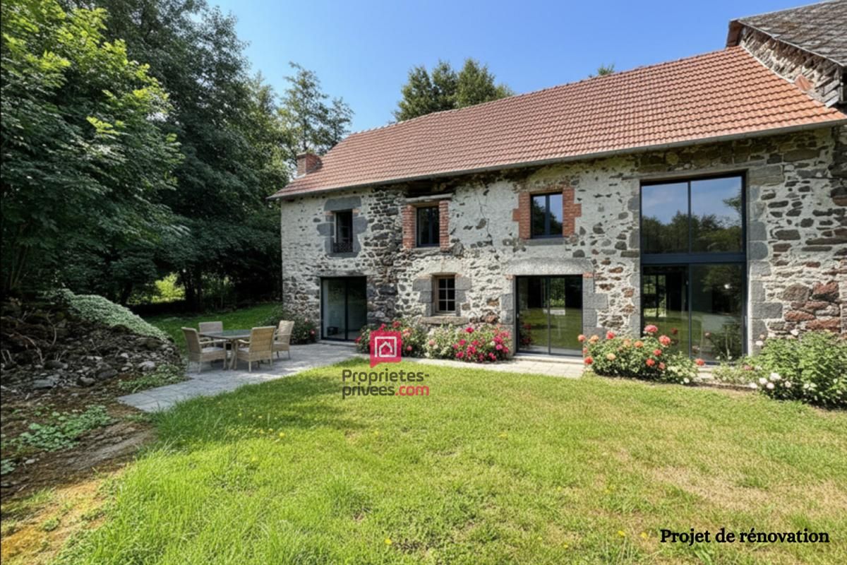 Ancien moulin à vendre à rénover entre Gelles et Mazaye de plus de 85m²