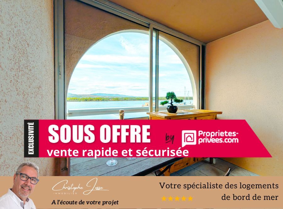 Appartement 4 couchages avec parking vue lac marin