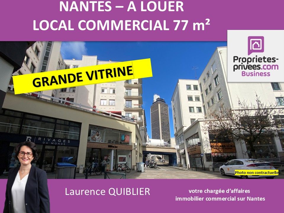 44000 NANTES - EXCLUSIVITE, LOCAL COMMERCIAL A LOUER 77 m²